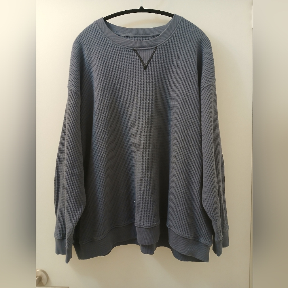 Aerie Purple Crewneck Sweater